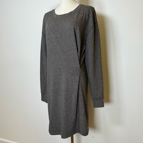 Brand New! CAbi ‘Put-On’ Dress Grey Heather Sweatshirt Style Women’s Size Small - Picture 3 of 11